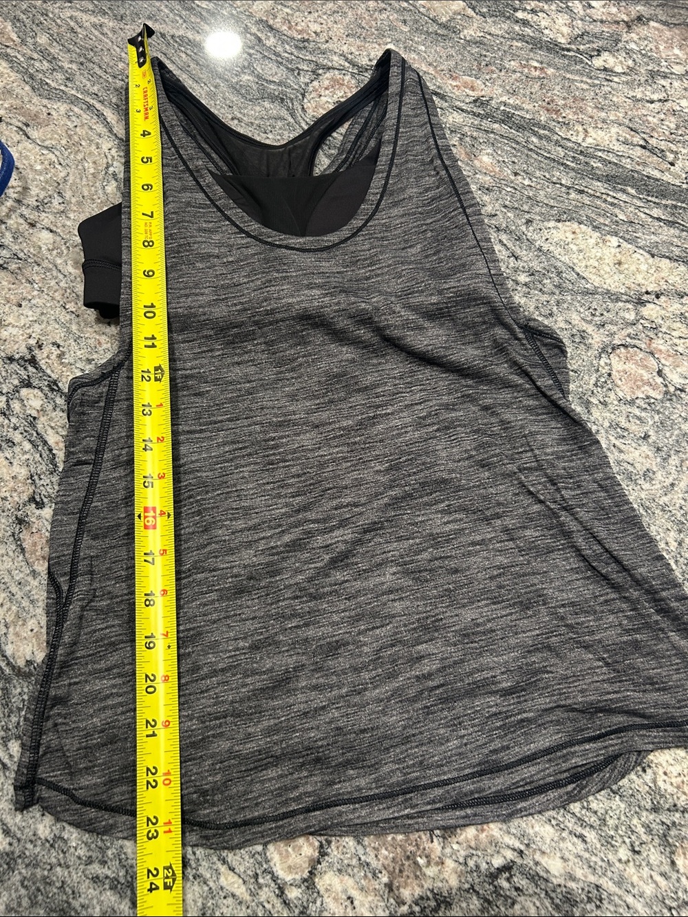 Lululemon Grey Racer Back Tank top - Picture 6 of 6